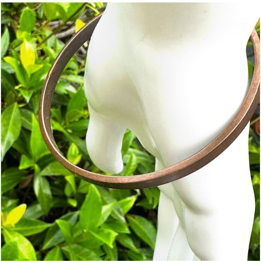 Copper bangle bracelet - Picture 3 of 7